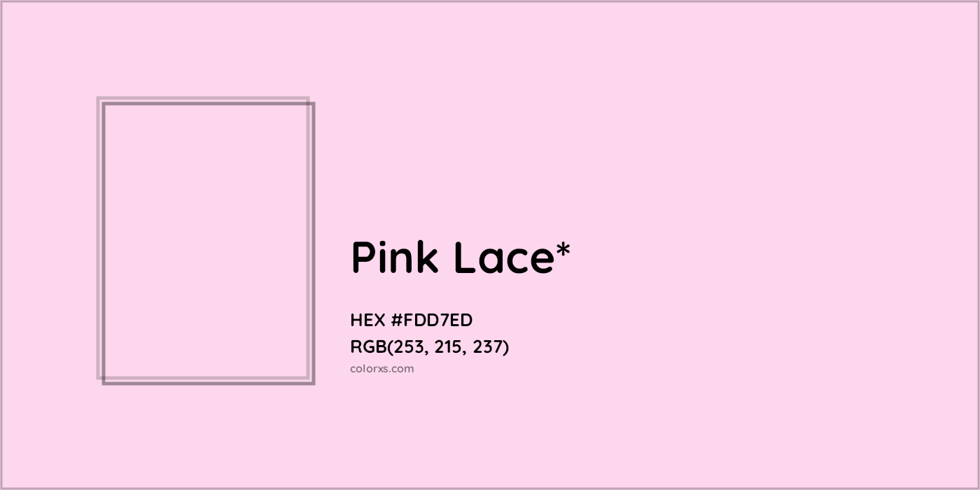 HEX #FDD7ED Color Name, Color Code, Palettes, Similar Paints, Images