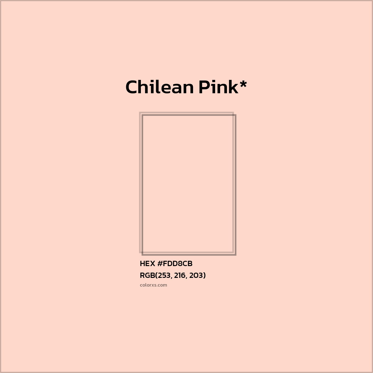HEX #FDD8CB Color Name, Color Code, Palettes, Similar Paints, Images