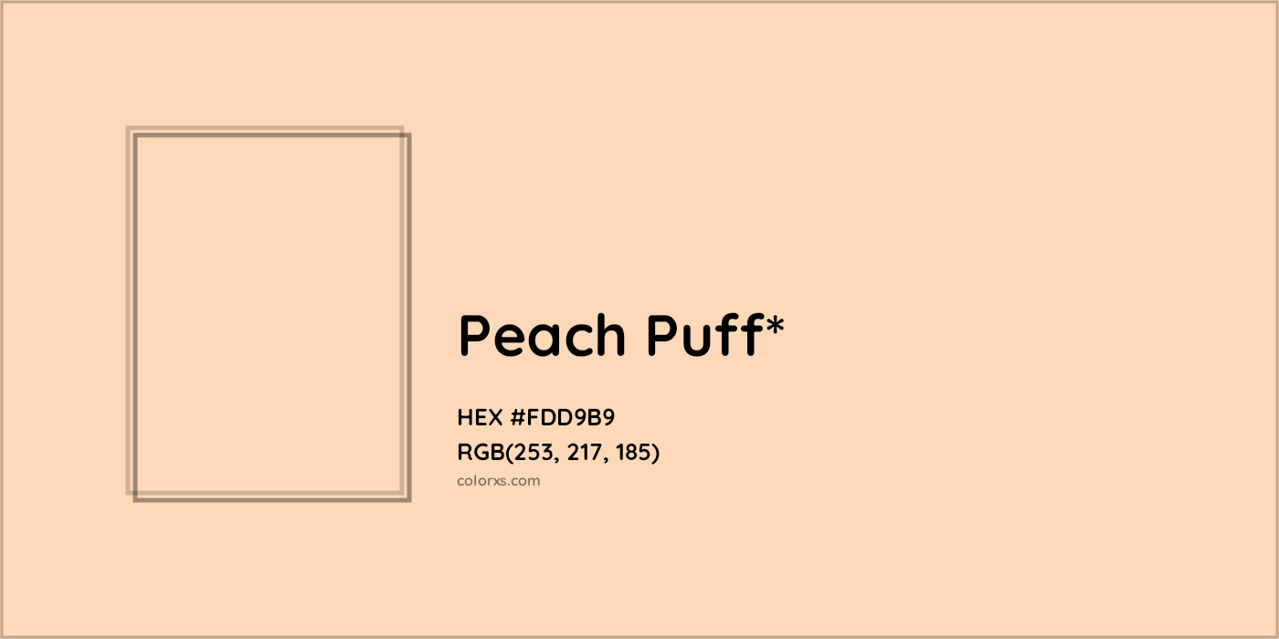 HEX #FDD9B9 Color Name, Color Code, Palettes, Similar Paints, Images