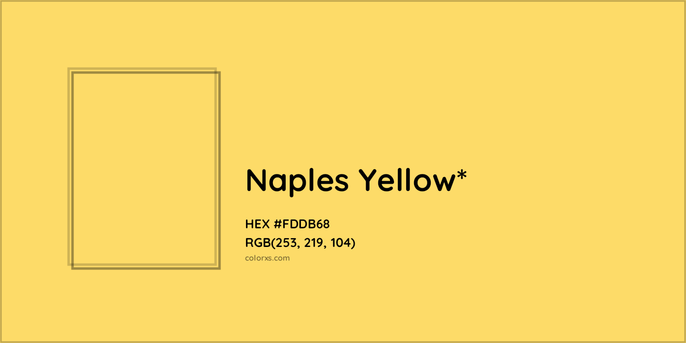 HEX #FDDB68 Color Name, Color Code, Palettes, Similar Paints, Images