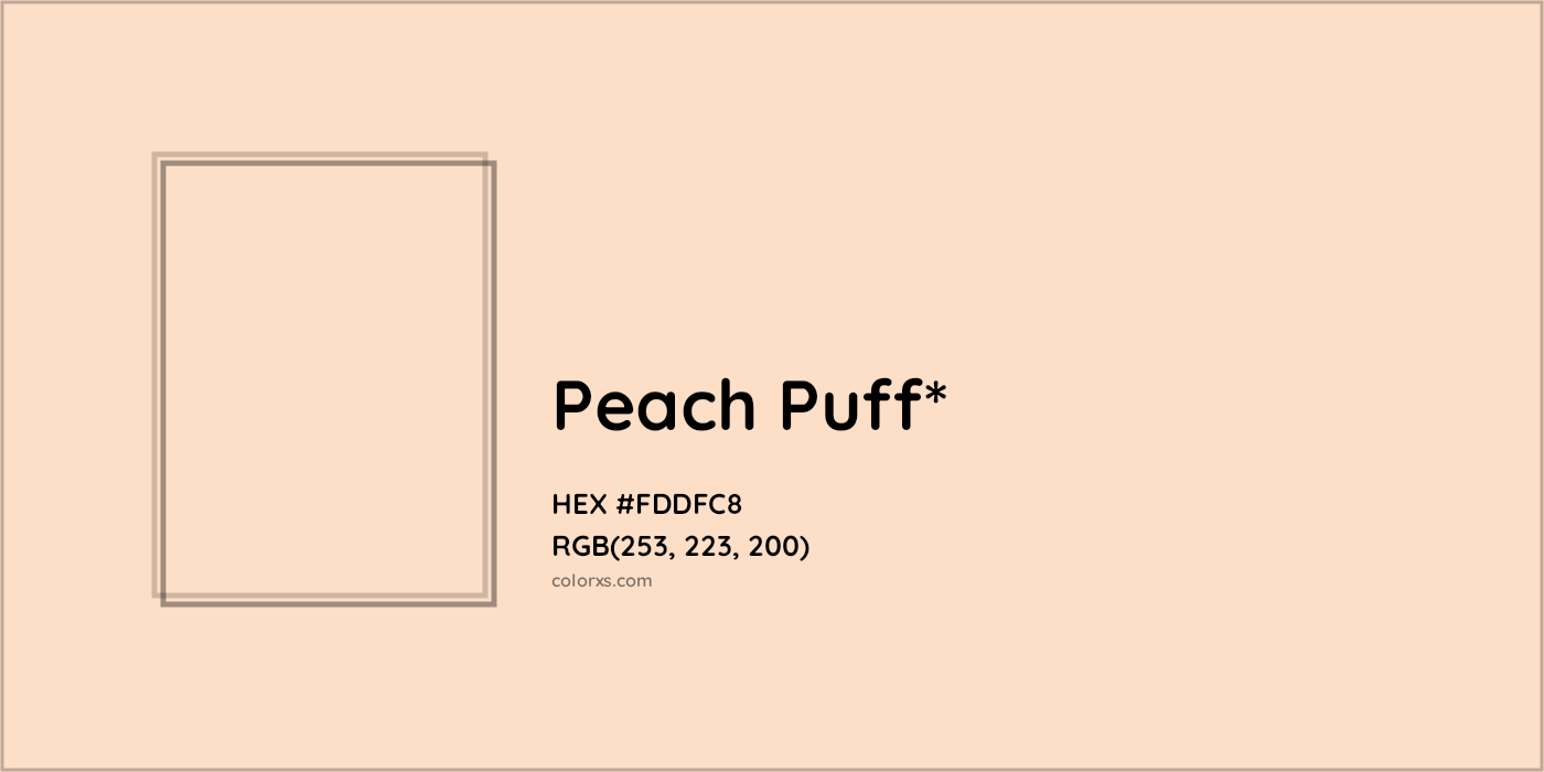 HEX #FDDFC8 Color Name, Color Code, Palettes, Similar Paints, Images