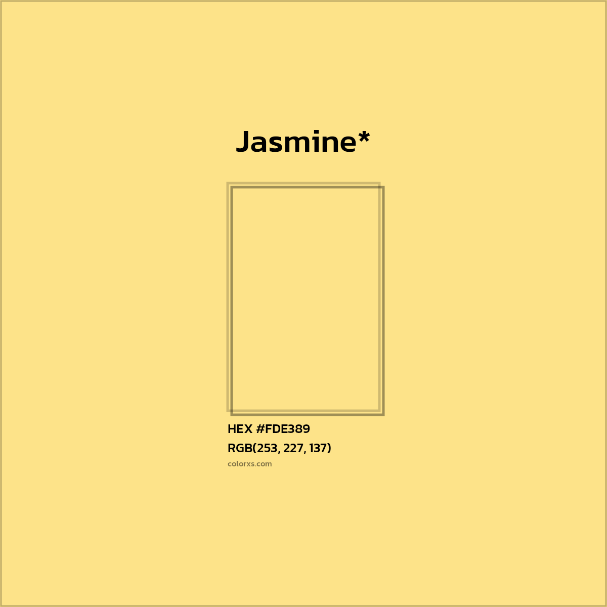 HEX #FDE389 Color Name, Color Code, Palettes, Similar Paints, Images