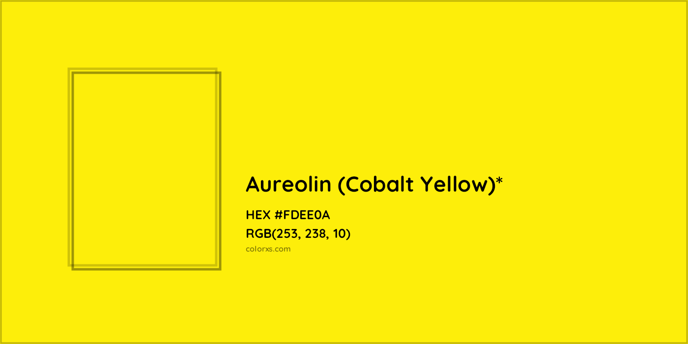 HEX #FDEE0A Color Name, Color Code, Palettes, Similar Paints, Images