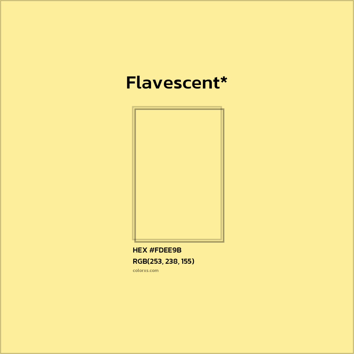 HEX #FDEE9B Color Name, Color Code, Palettes, Similar Paints, Images