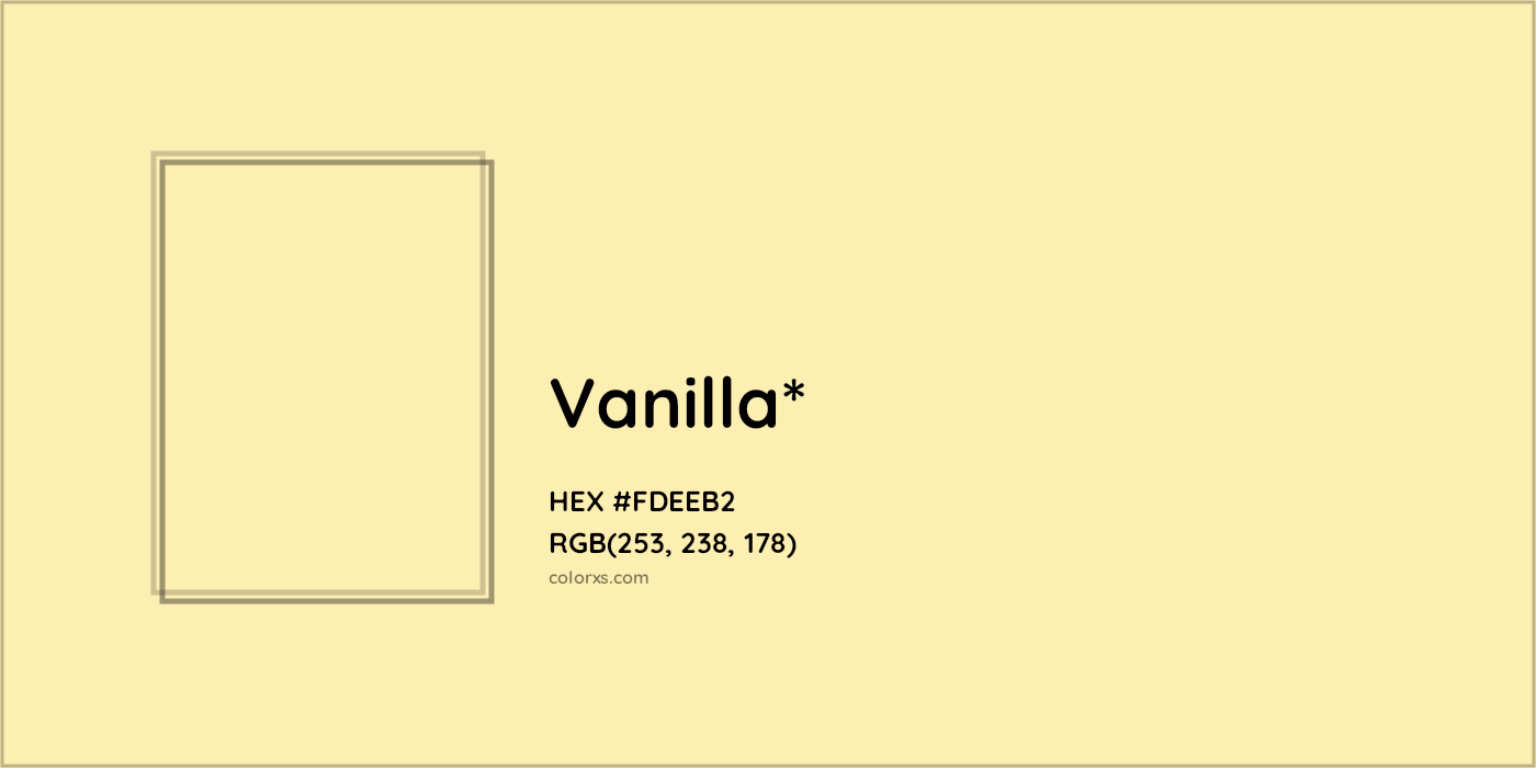 HEX #FDEEB2 Color Name, Color Code, Palettes, Similar Paints, Images