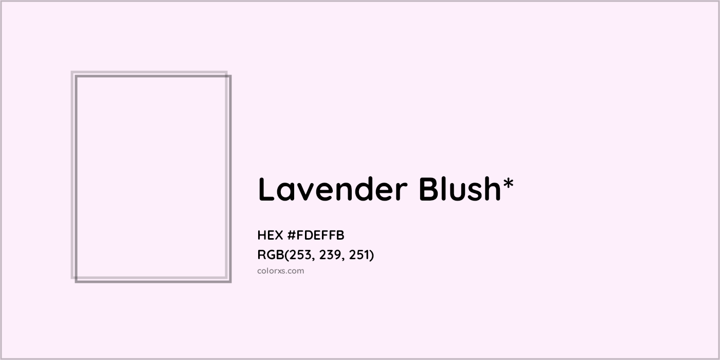 HEX #FDEFFB Color Name, Color Code, Palettes, Similar Paints, Images