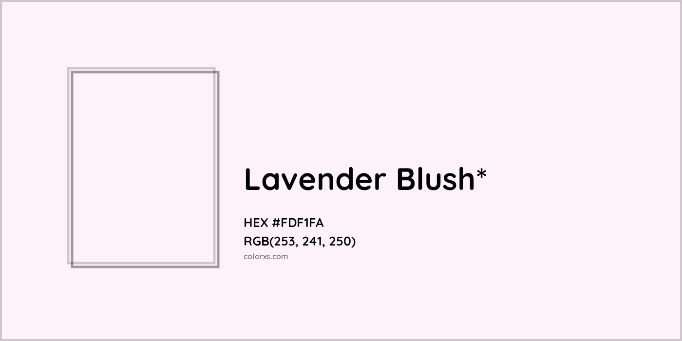 HEX #FDF1FA Color Name, Color Code, Palettes, Similar Paints, Images