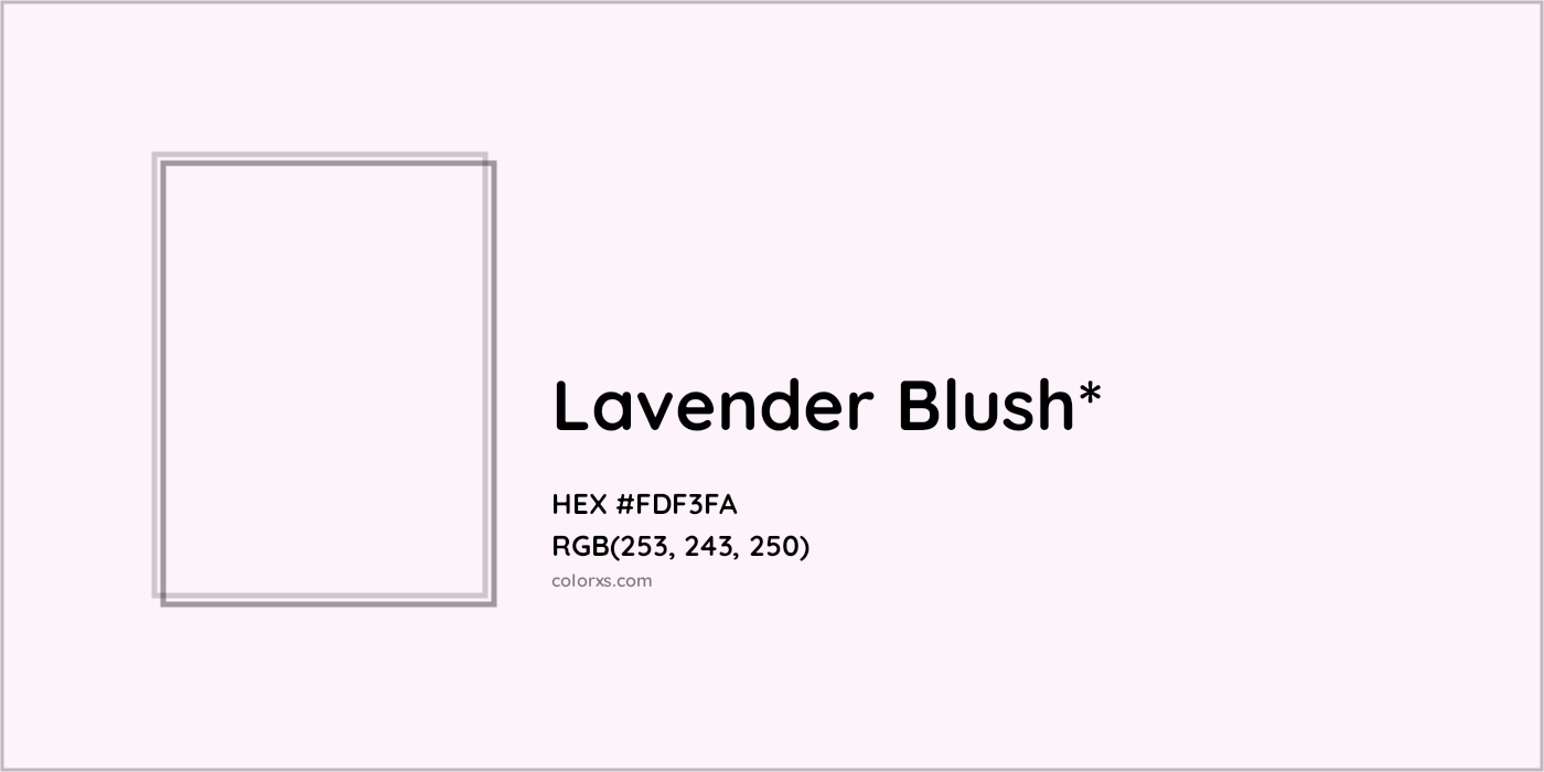 HEX #FDF3FA Color Name, Color Code, Palettes, Similar Paints, Images