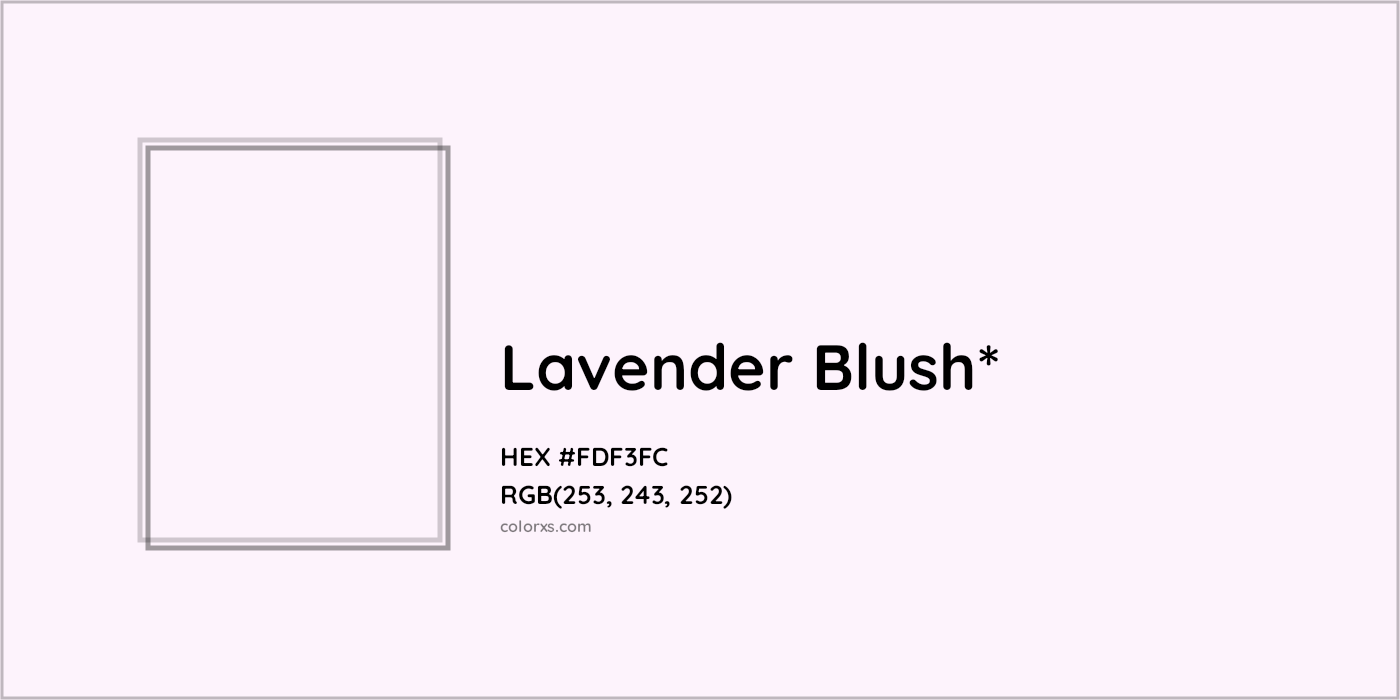 HEX #FDF3FC Color Name, Color Code, Palettes, Similar Paints, Images