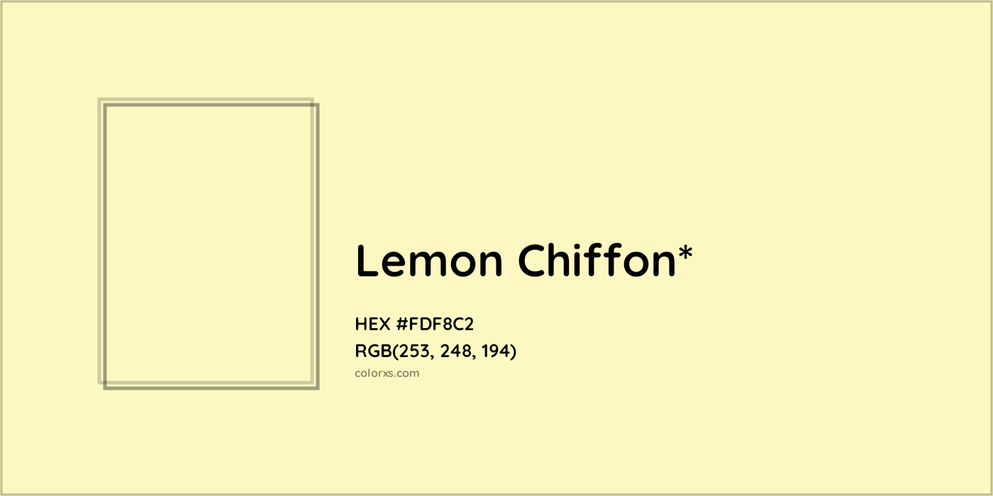 HEX #FDF8C2 Color Name, Color Code, Palettes, Similar Paints, Images