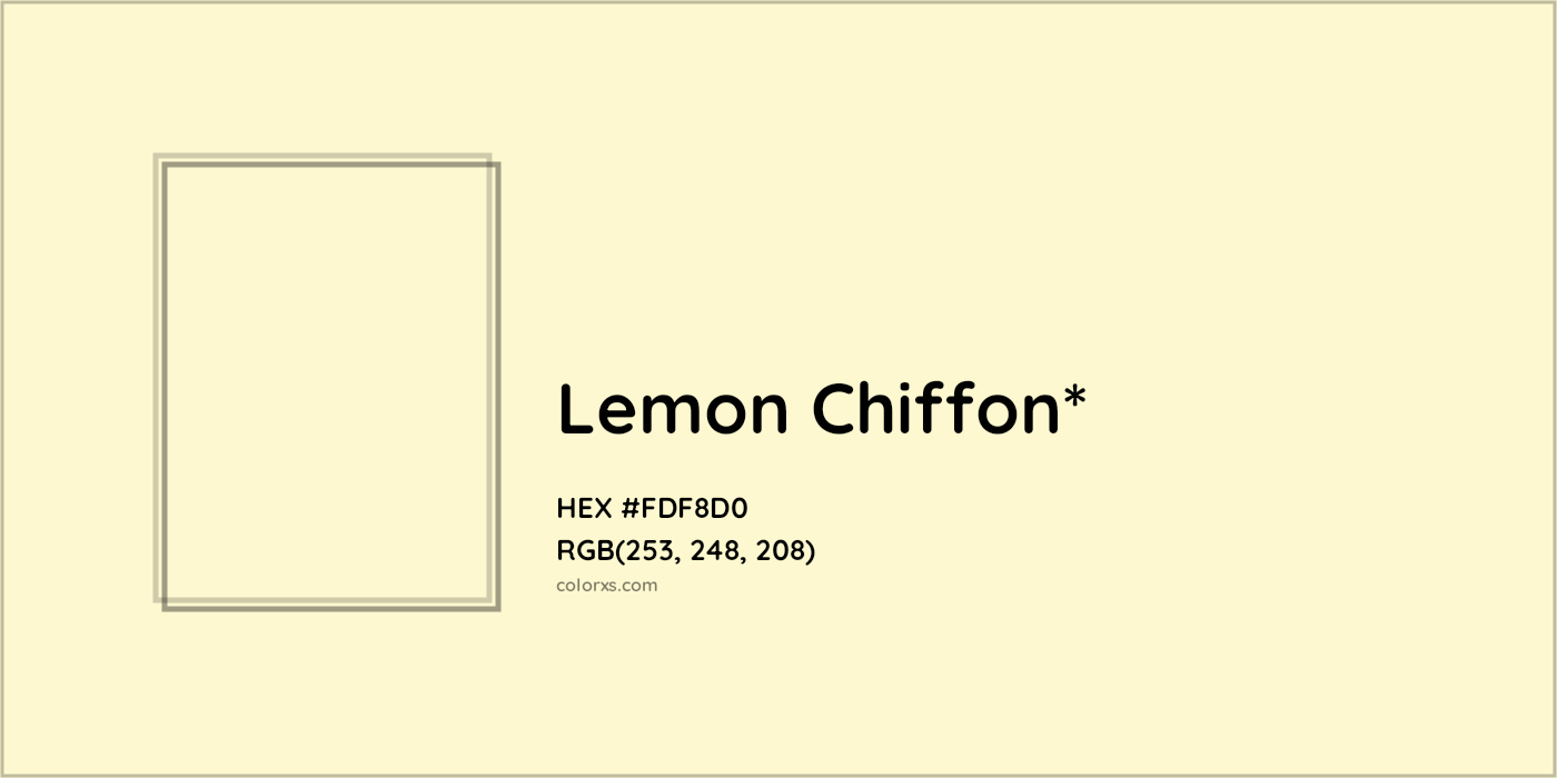 HEX #FDF8D0 Color Name, Color Code, Palettes, Similar Paints, Images