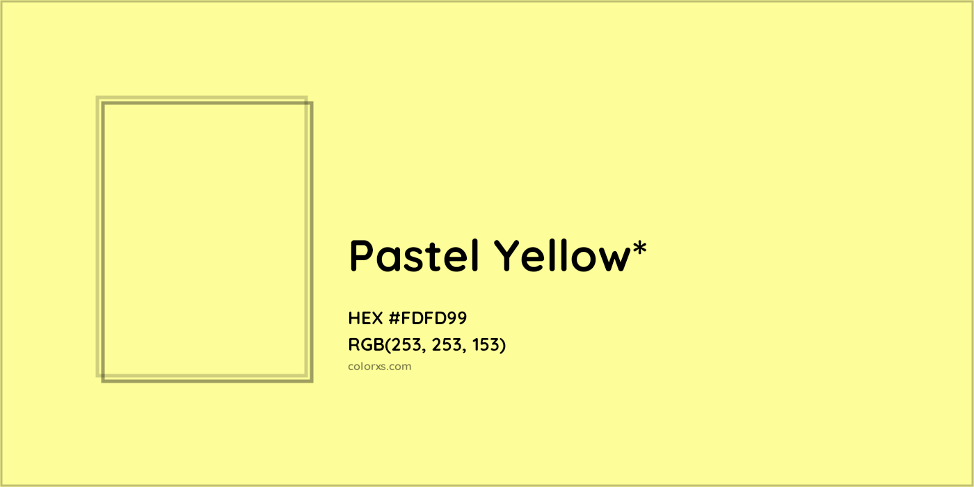HEX #FDFD99 Color Name, Color Code, Palettes, Similar Paints, Images