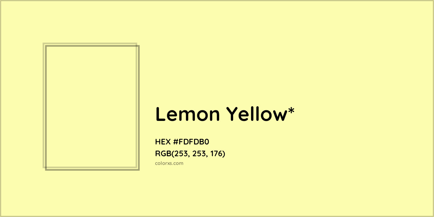 HEX #FDFDB0 Color Name, Color Code, Palettes, Similar Paints, Images