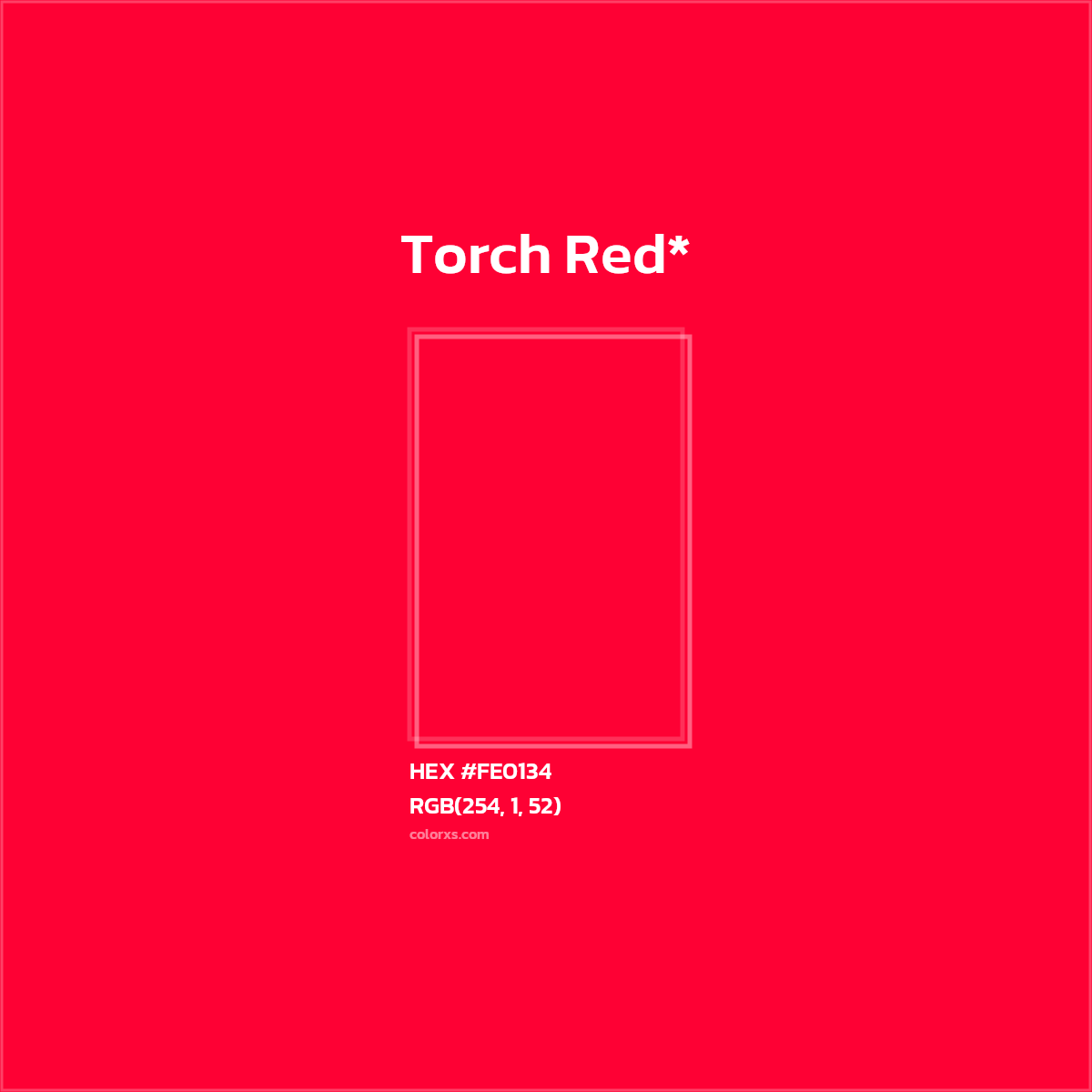 HEX #FE0134 Color Name, Color Code, Palettes, Similar Paints, Images