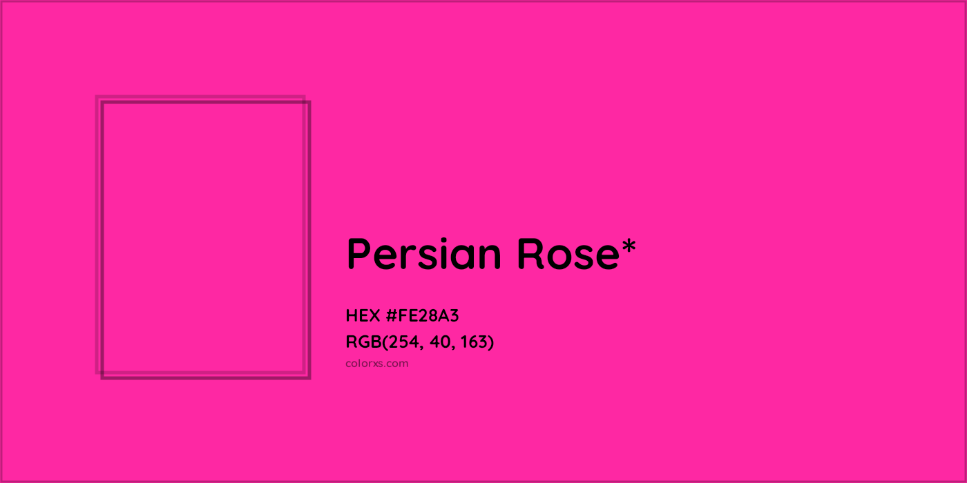 HEX #FE28A3 Color Name, Color Code, Palettes, Similar Paints, Images