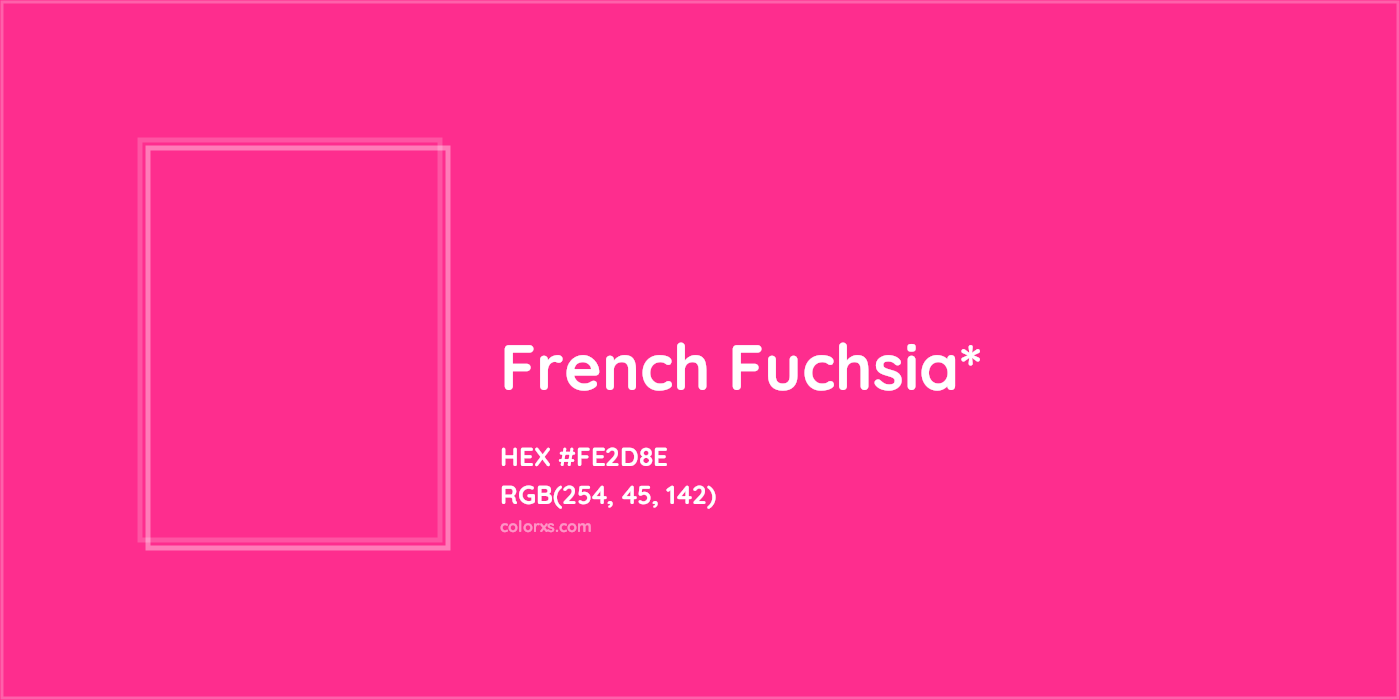 HEX #FE2D8E Color Name, Color Code, Palettes, Similar Paints, Images