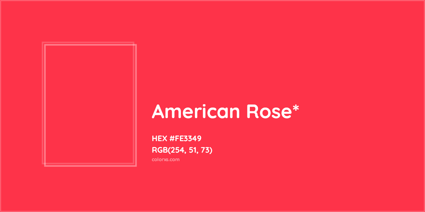 HEX #FE3349 Color Name, Color Code, Palettes, Similar Paints, Images