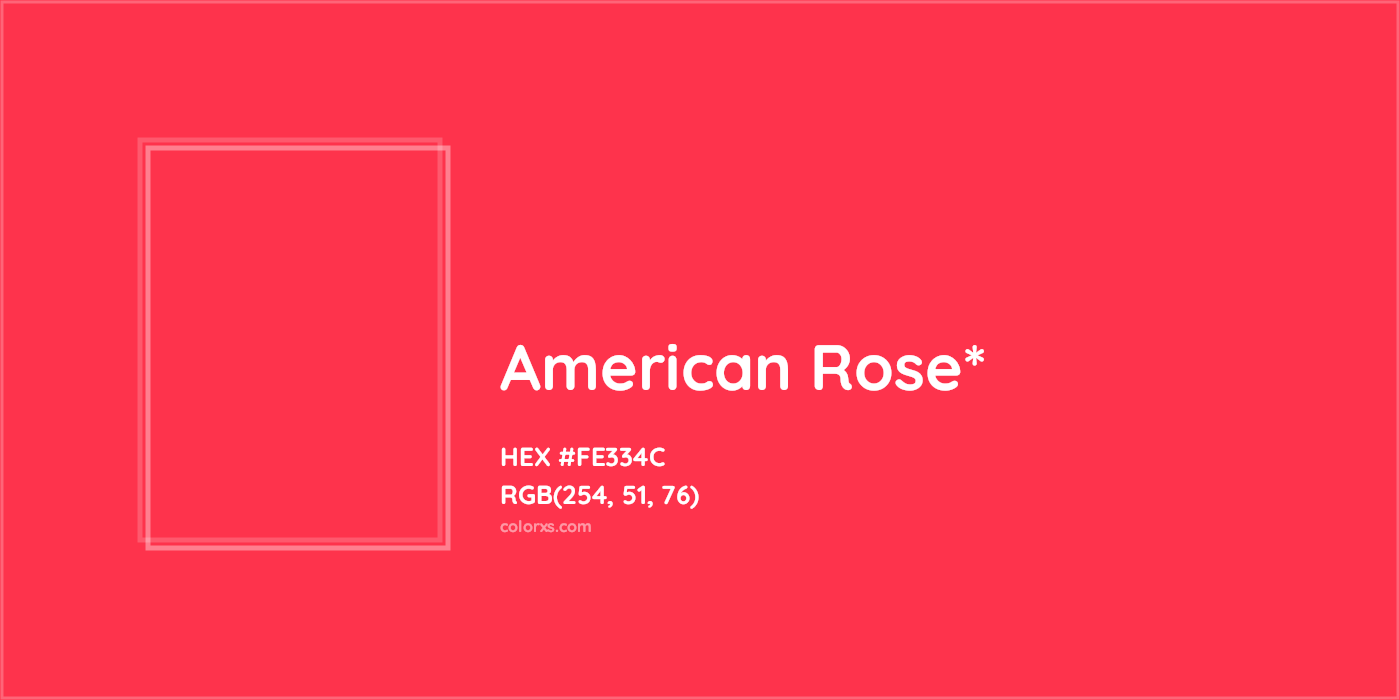 HEX #FE334C Color Name, Color Code, Palettes, Similar Paints, Images