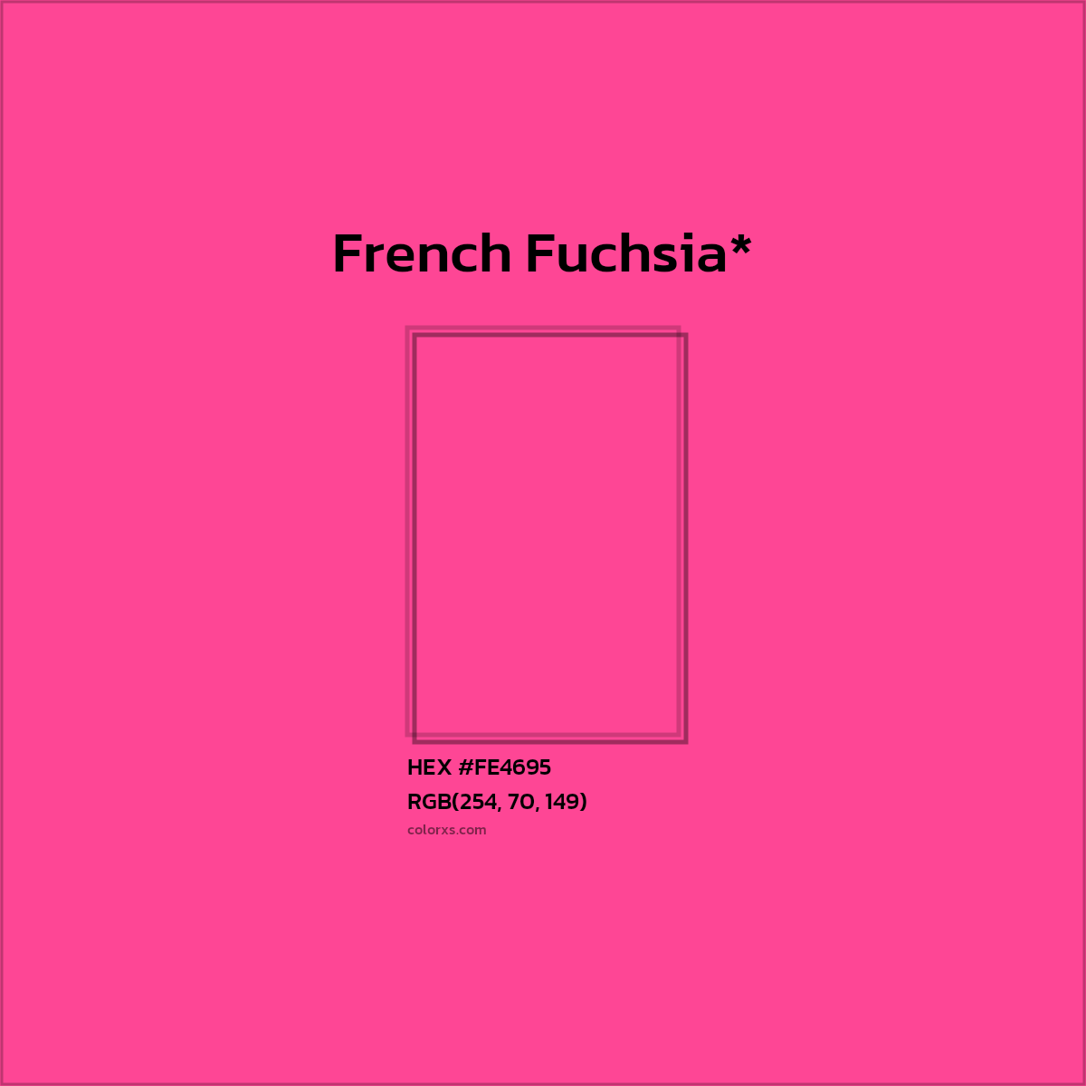 HEX #FE4695 Color Name, Color Code, Palettes, Similar Paints, Images