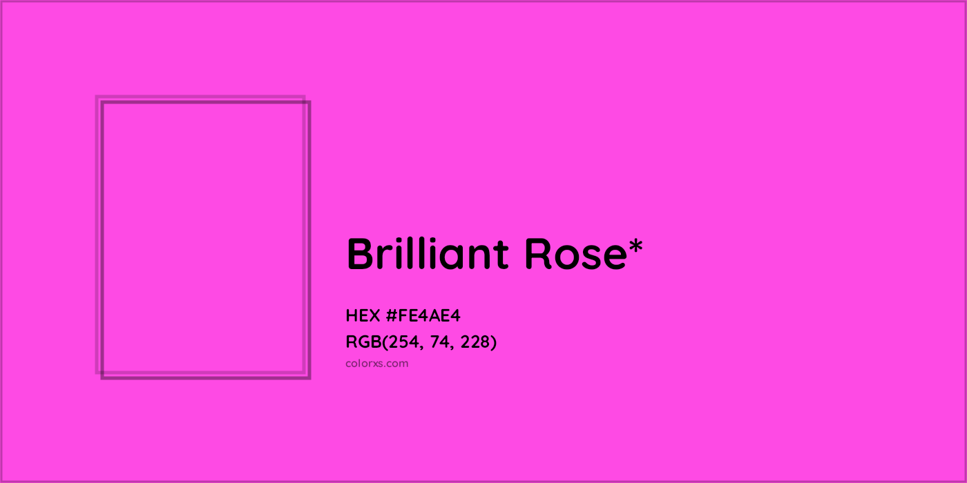 HEX #FE4AE4 Color Name, Color Code, Palettes, Similar Paints, Images