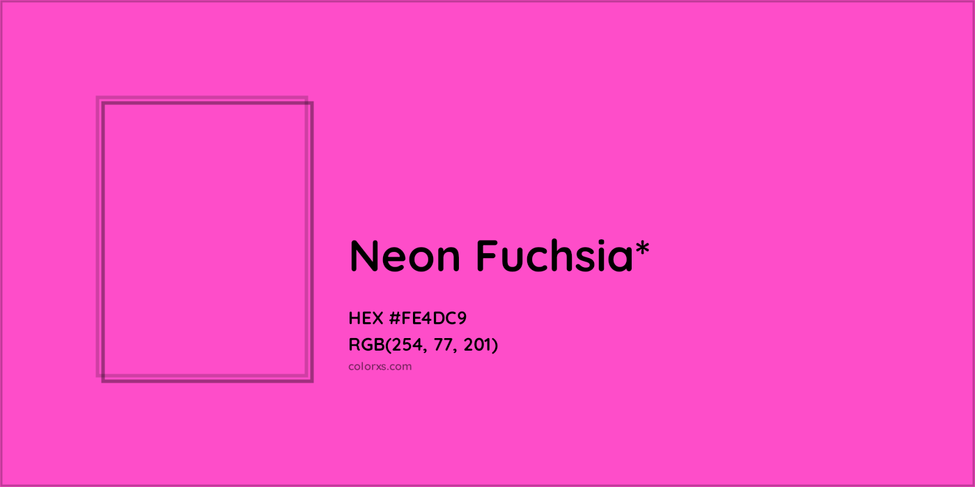 HEX #FE4DC9 Color Name, Color Code, Palettes, Similar Paints, Images