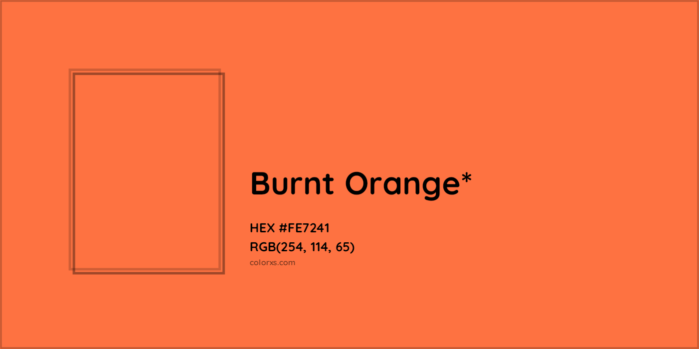 HEX #FE7241 Color Name, Color Code, Palettes, Similar Paints, Images