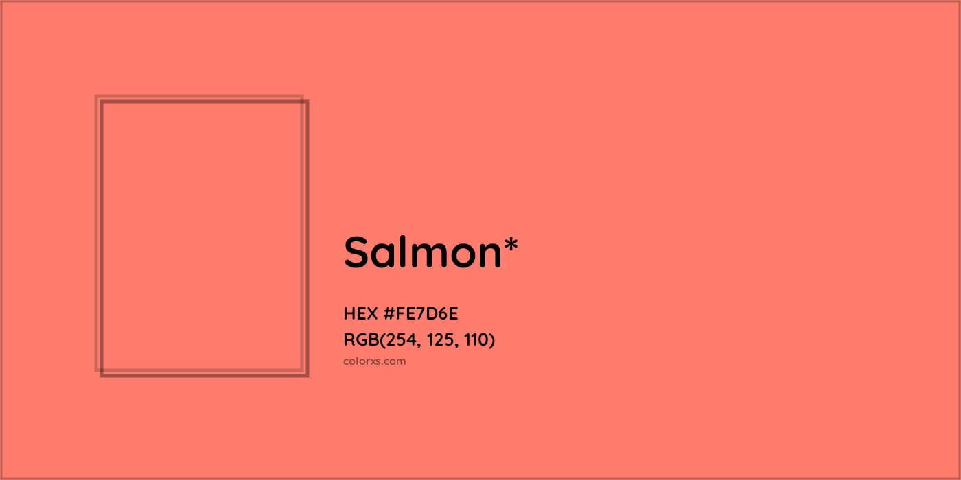 HEX #FE7D6E Color Name, Color Code, Palettes, Similar Paints, Images