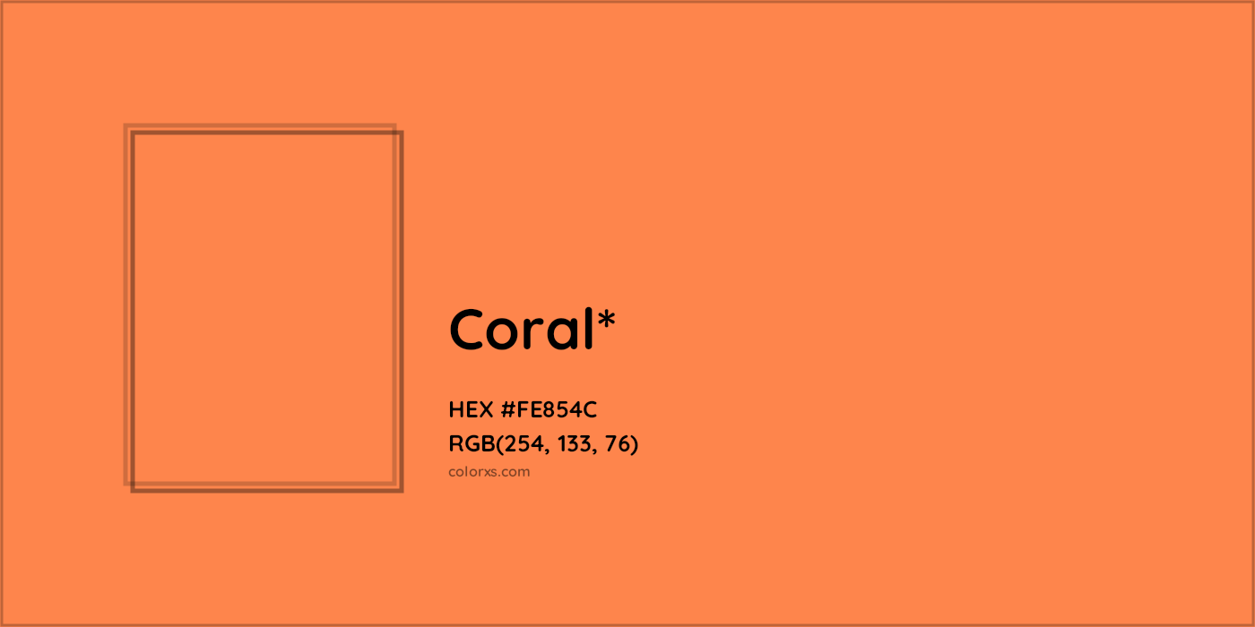 HEX #FE854C Color Name, Color Code, Palettes, Similar Paints, Images