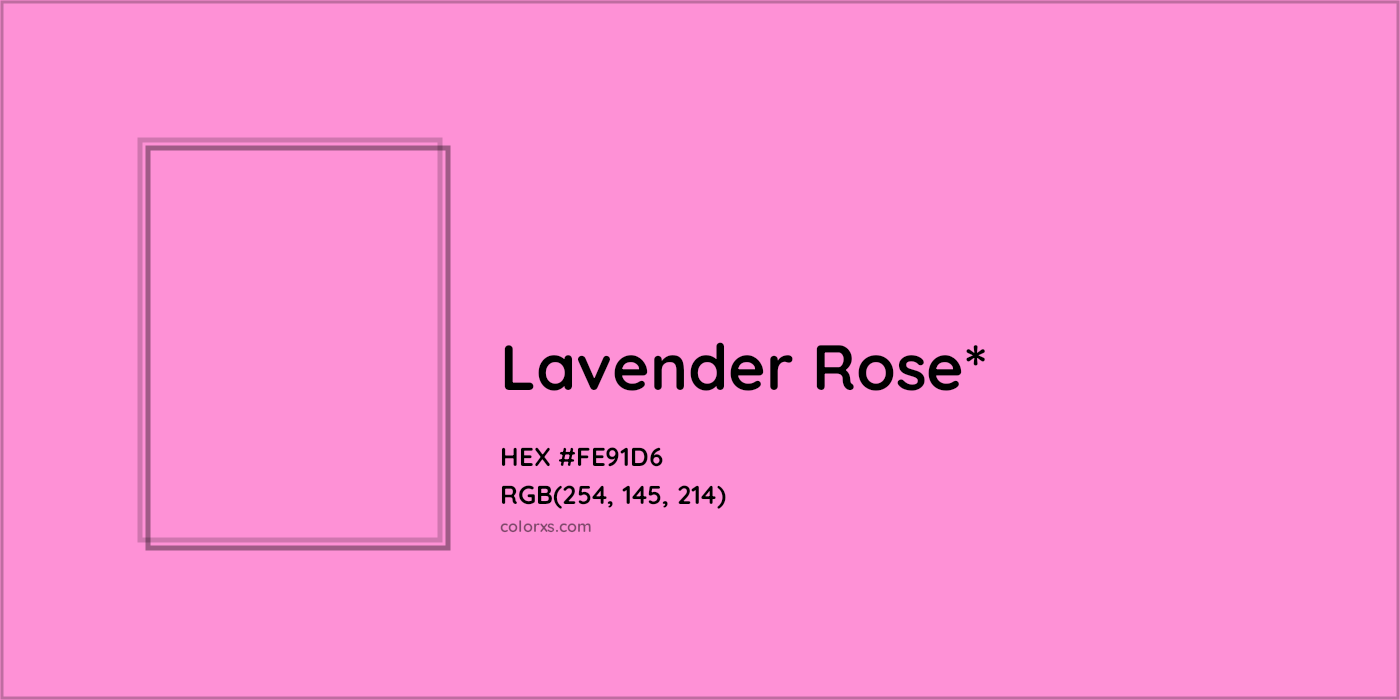 HEX #FE91D6 Color Name, Color Code, Palettes, Similar Paints, Images