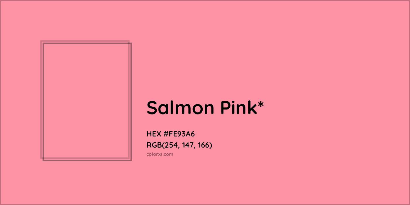 HEX #FE93A6 Color Name, Color Code, Palettes, Similar Paints, Images
