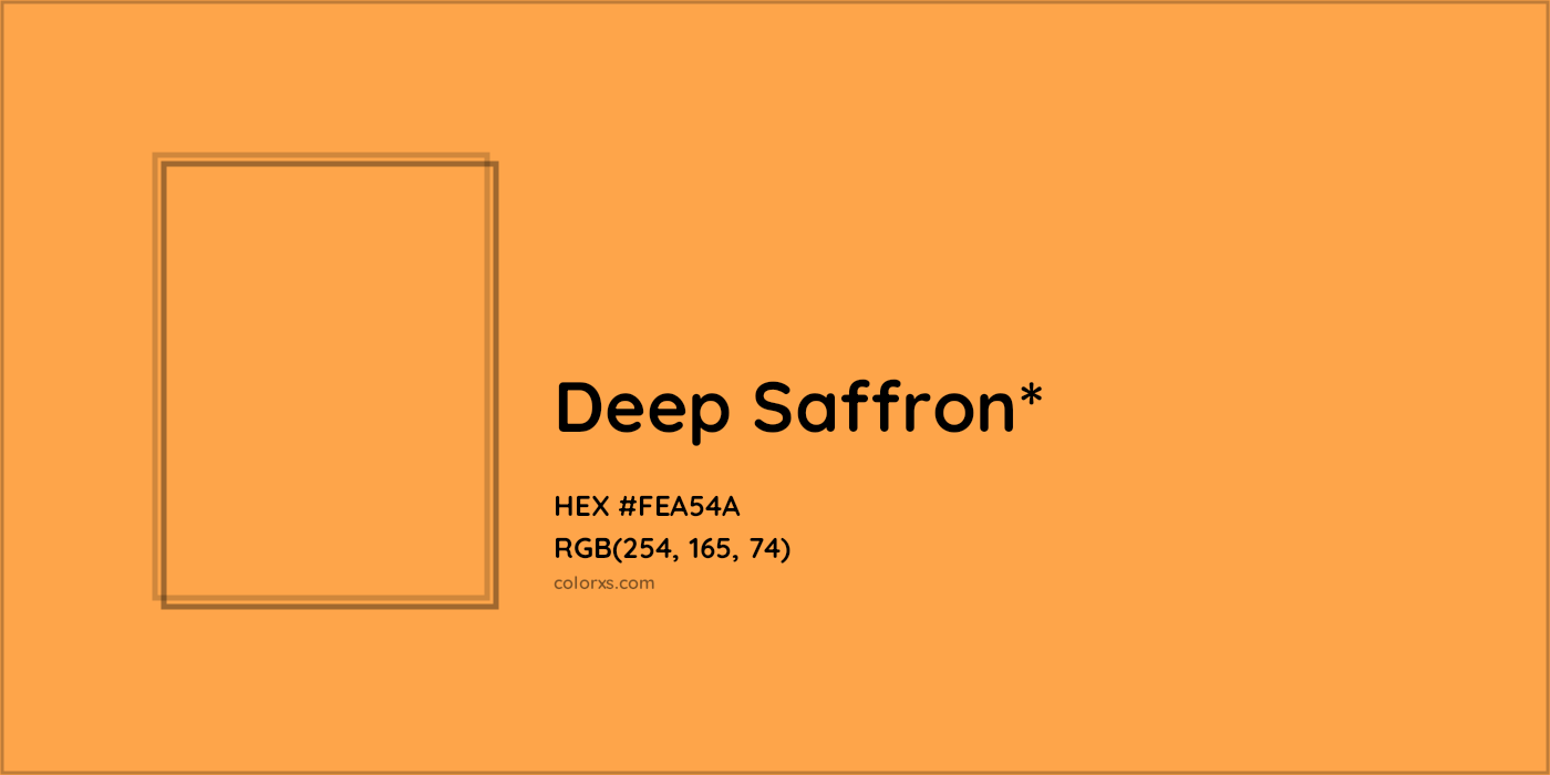 HEX #FEA54A Color Name, Color Code, Palettes, Similar Paints, Images
