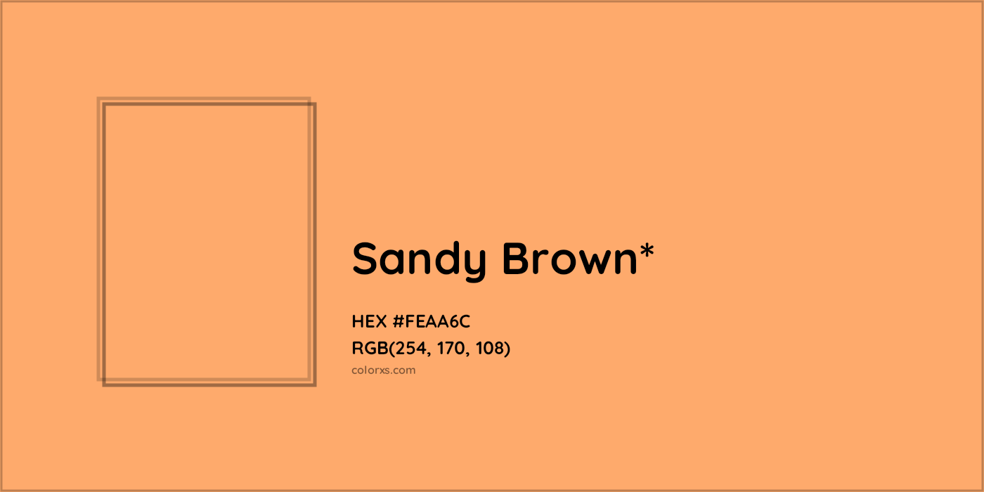 HEX #FEAA6C Color Name, Color Code, Palettes, Similar Paints, Images