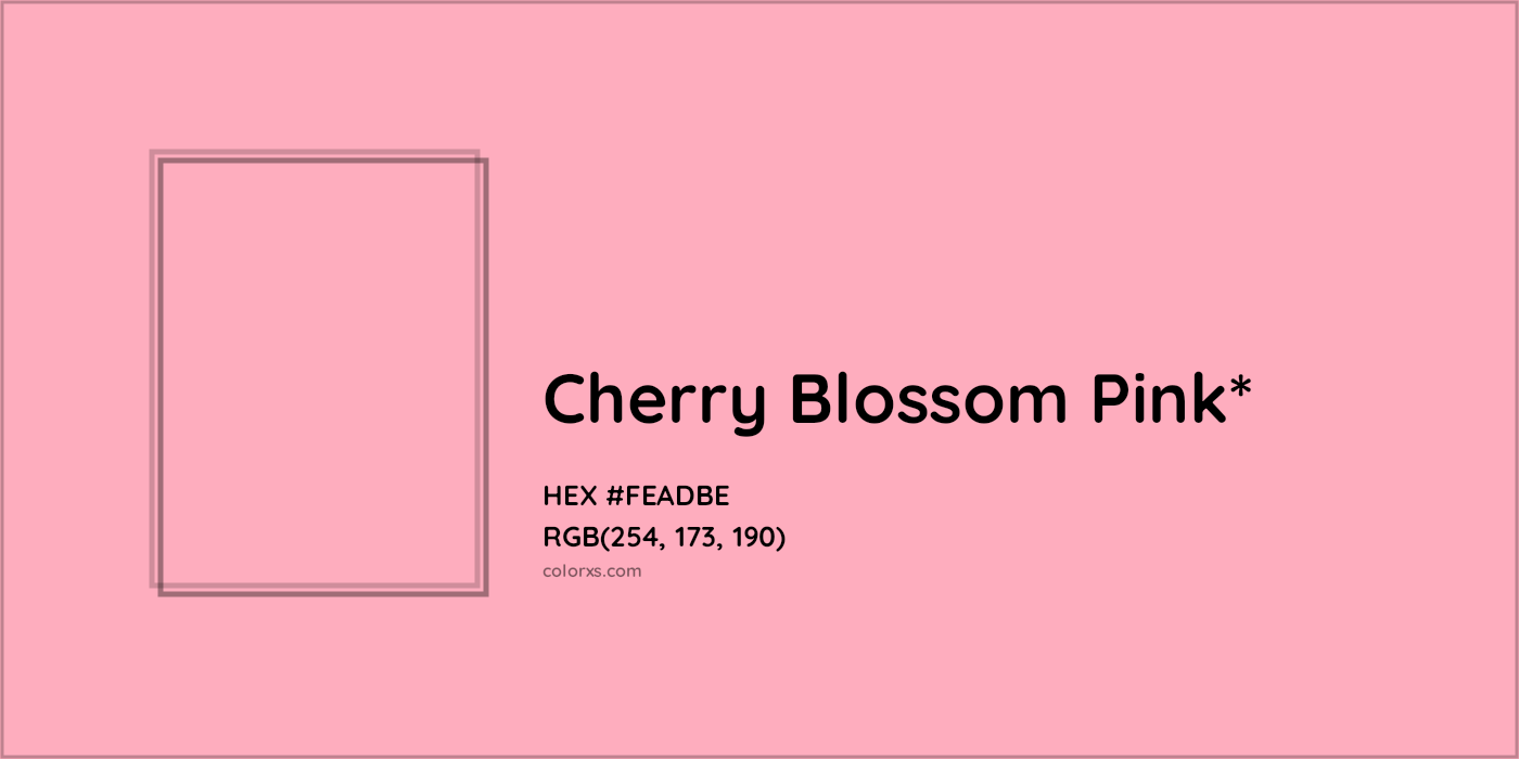 HEX #FEADBE Color Name, Color Code, Palettes, Similar Paints, Images