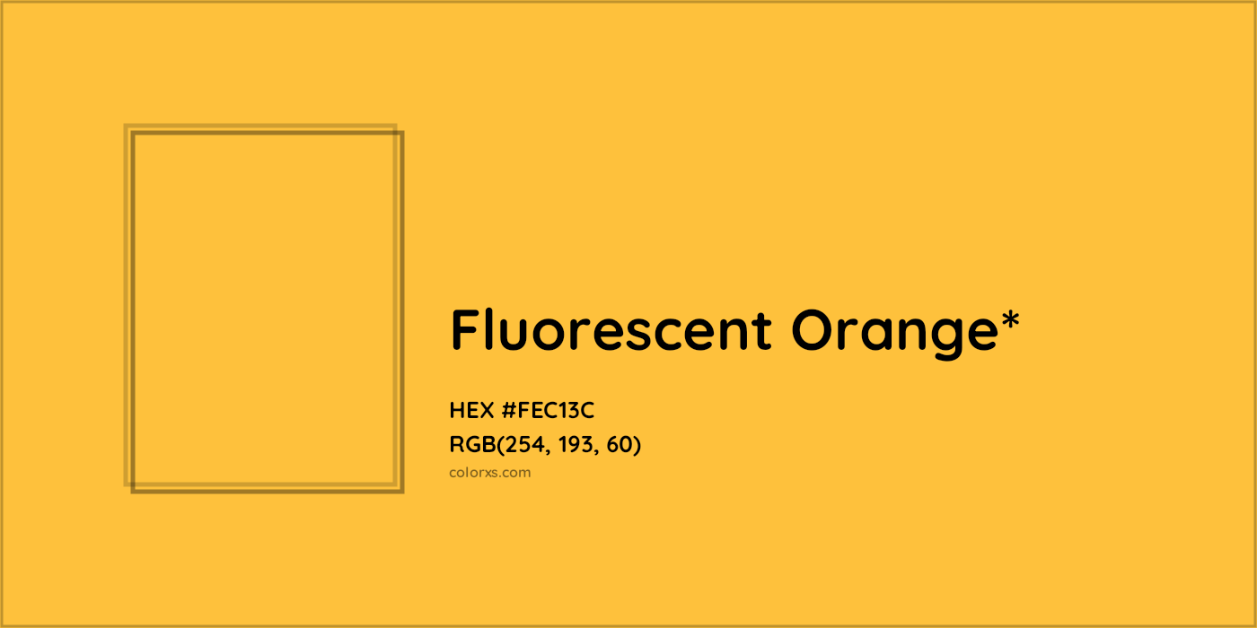 HEX #FEC13C Color Name, Color Code, Palettes, Similar Paints, Images