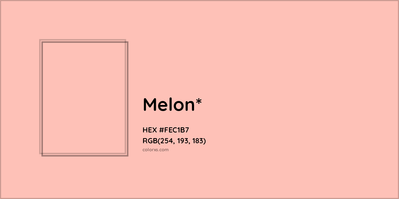 HEX #FEC1B7 Color Name, Color Code, Palettes, Similar Paints, Images