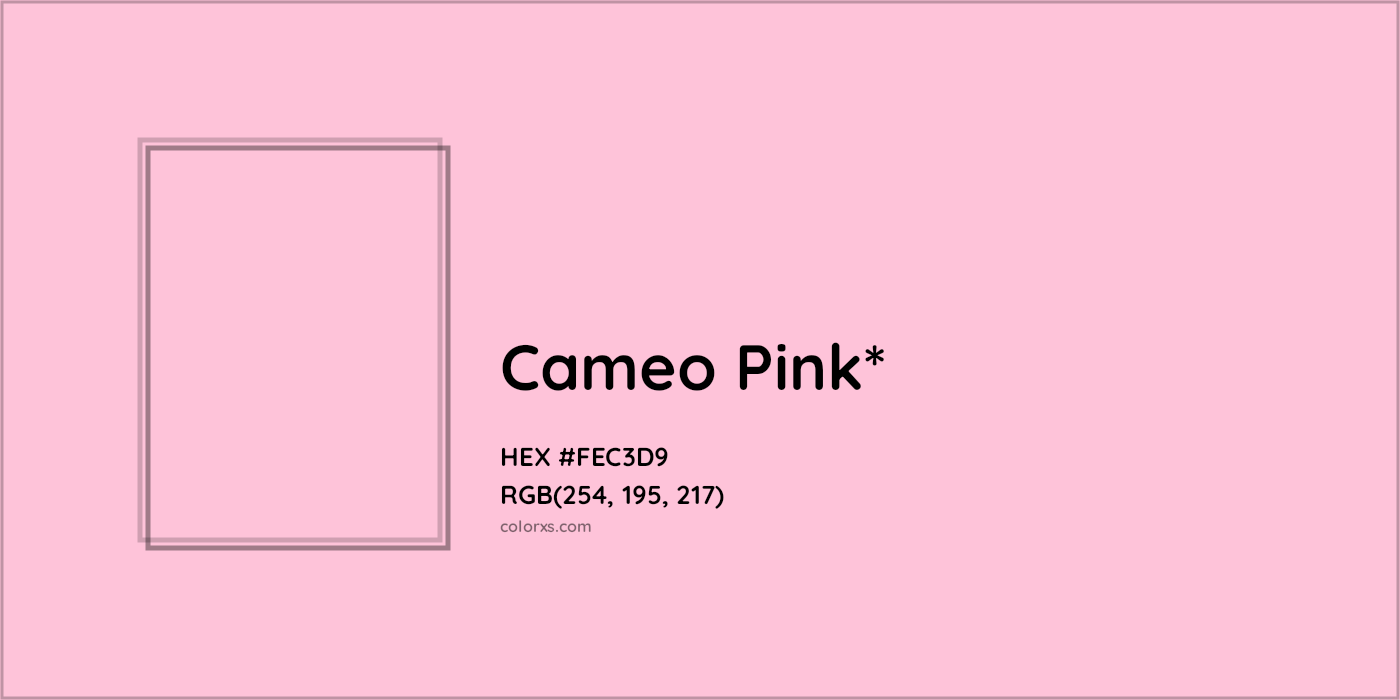 HEX #FEC3D9 Color Name, Color Code, Palettes, Similar Paints, Images