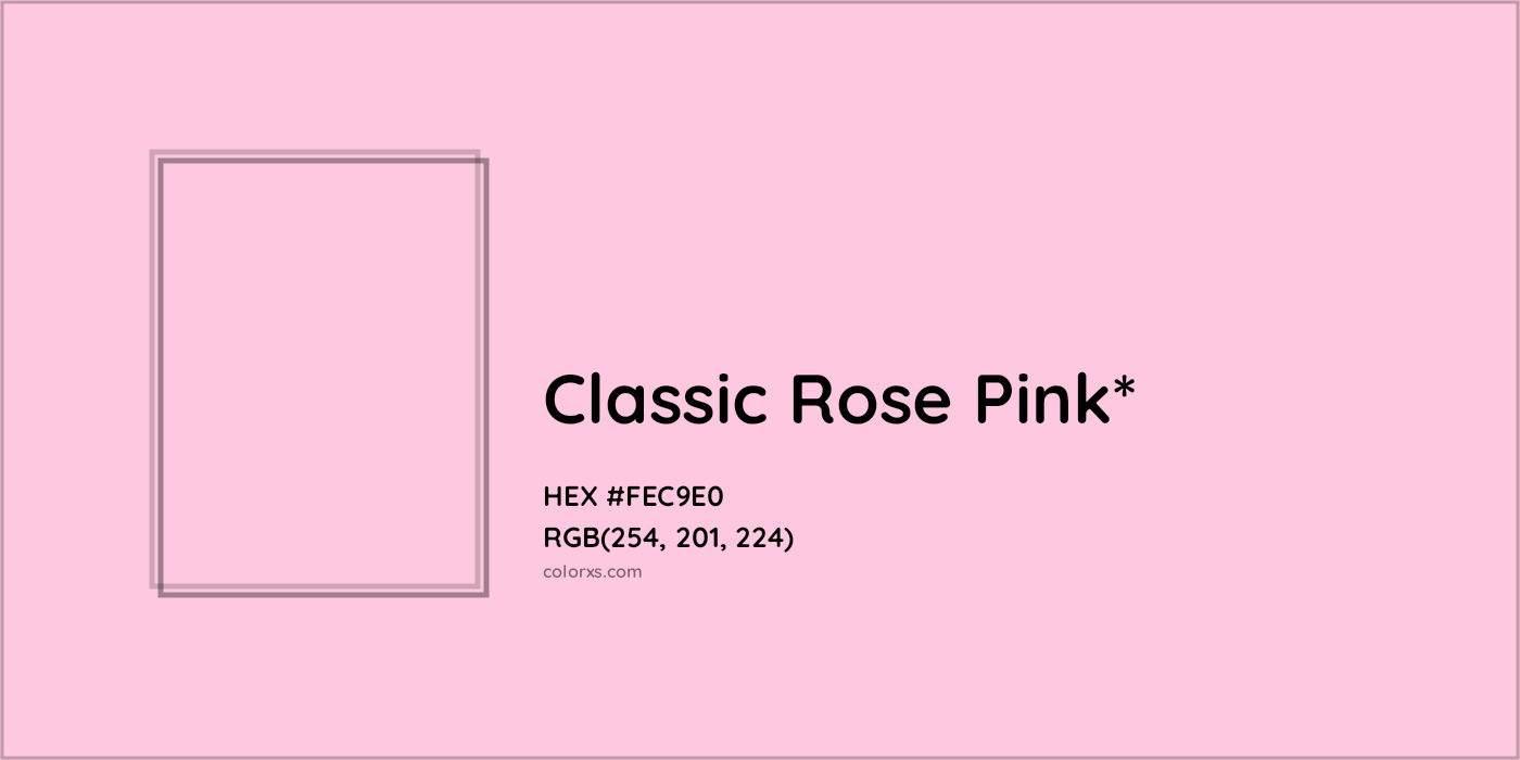 HEX #FEC9E0 Color Name, Color Code, Palettes, Similar Paints, Images