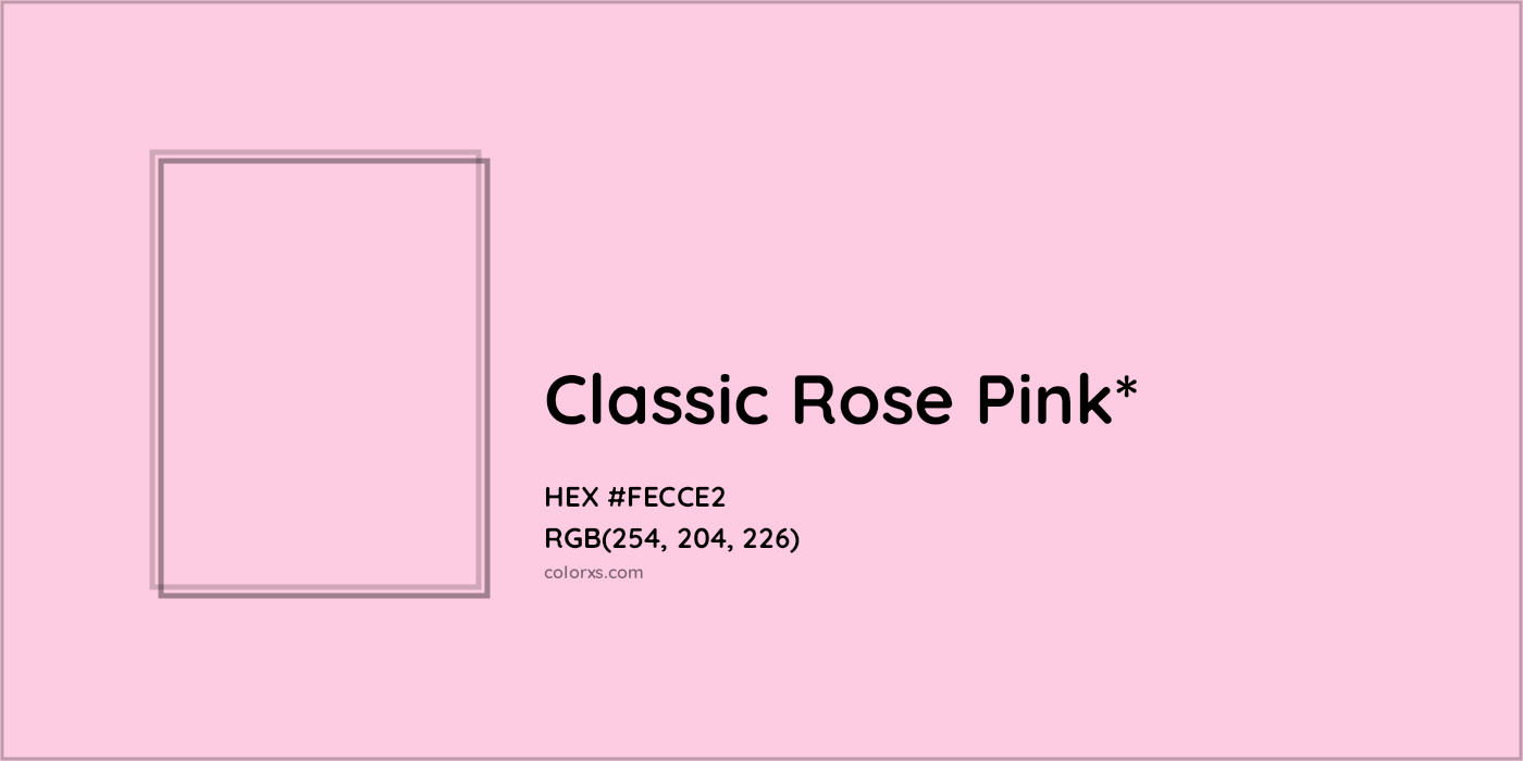 HEX #FECCE2 Color Name, Color Code, Palettes, Similar Paints, Images
