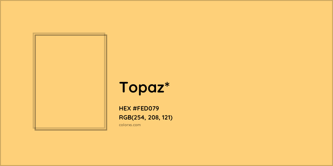 HEX #FED079 Color Name, Color Code, Palettes, Similar Paints, Images