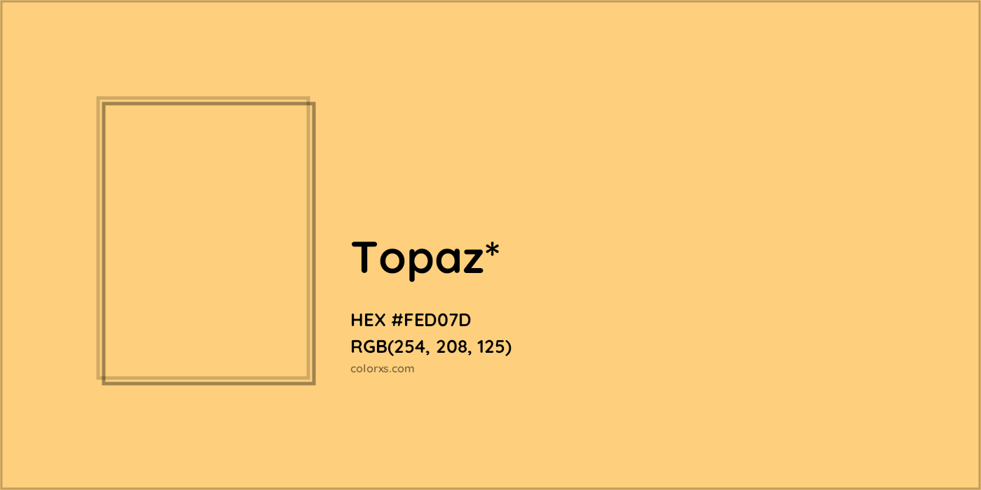 HEX #FED07D Color Name, Color Code, Palettes, Similar Paints, Images