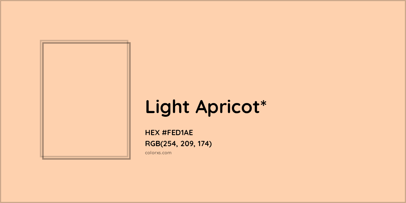 HEX #FED1AE Color Name, Color Code, Palettes, Similar Paints, Images
