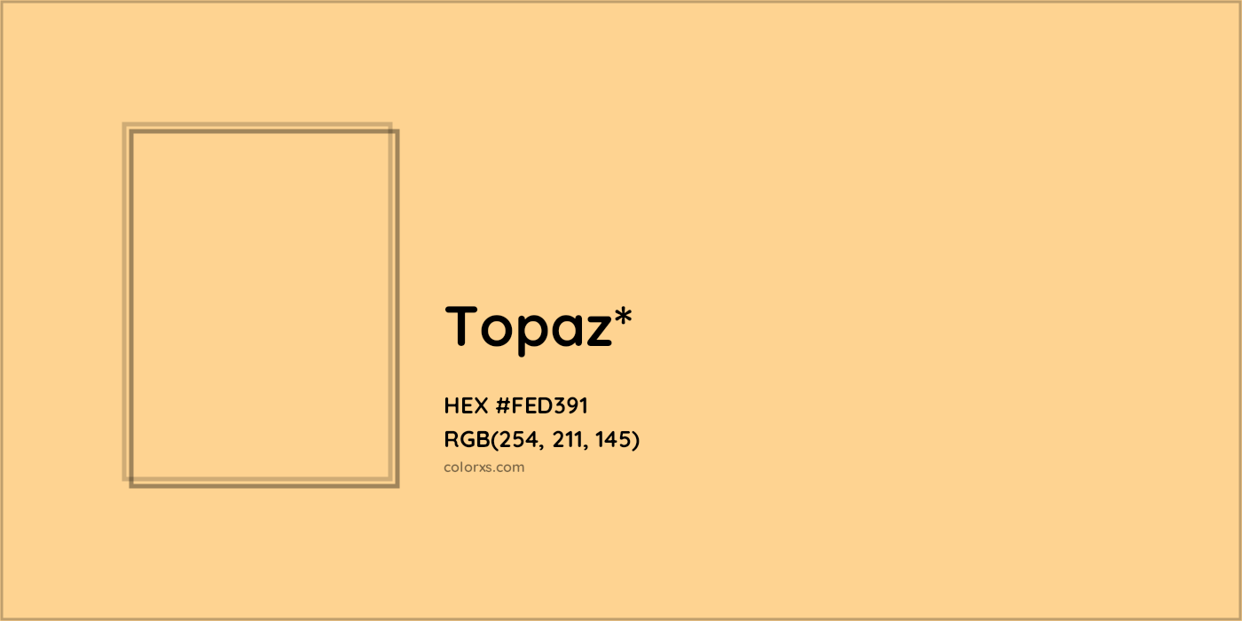 HEX #FED391 Color Name, Color Code, Palettes, Similar Paints, Images