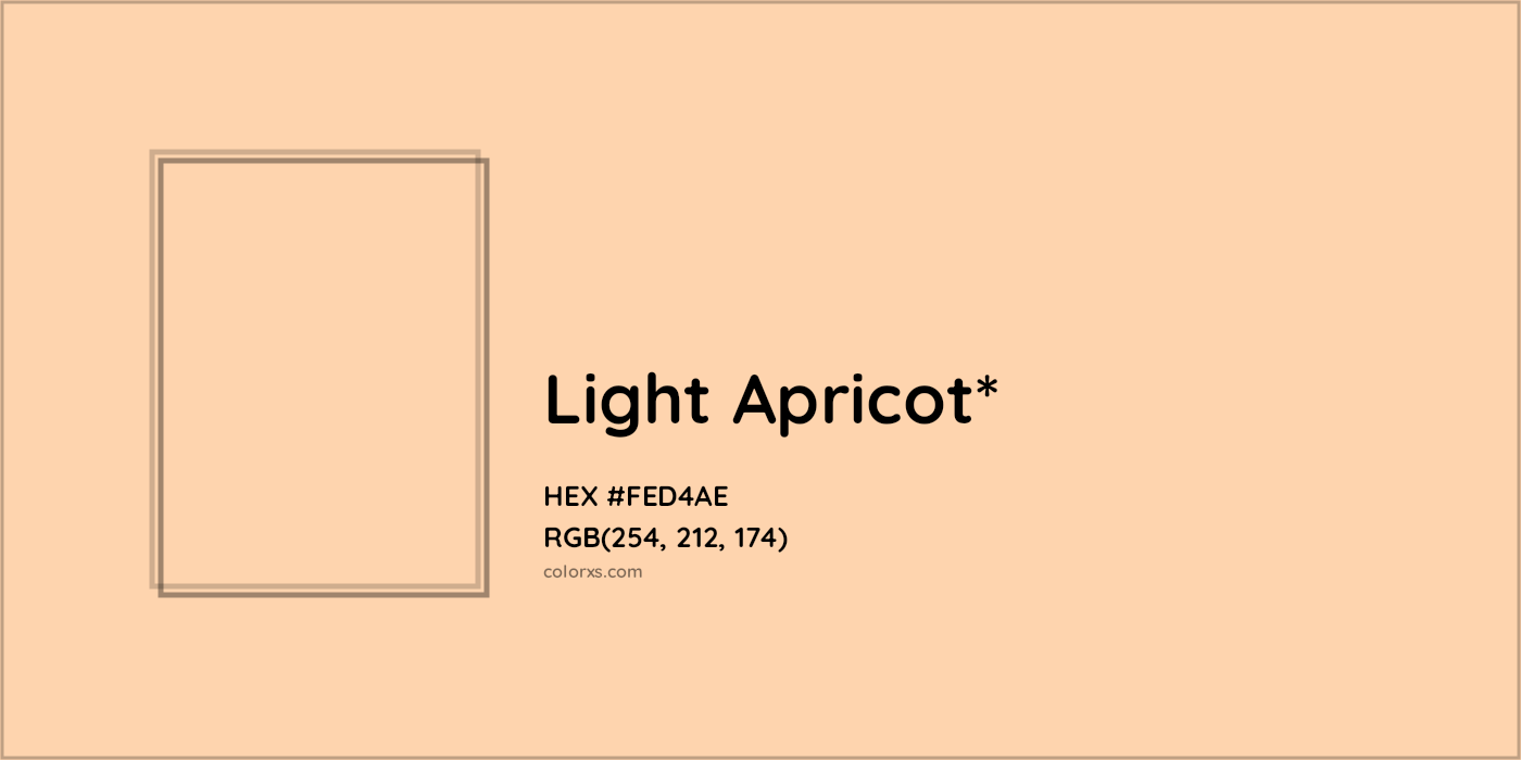 HEX #FED4AE Color Name, Color Code, Palettes, Similar Paints, Images
