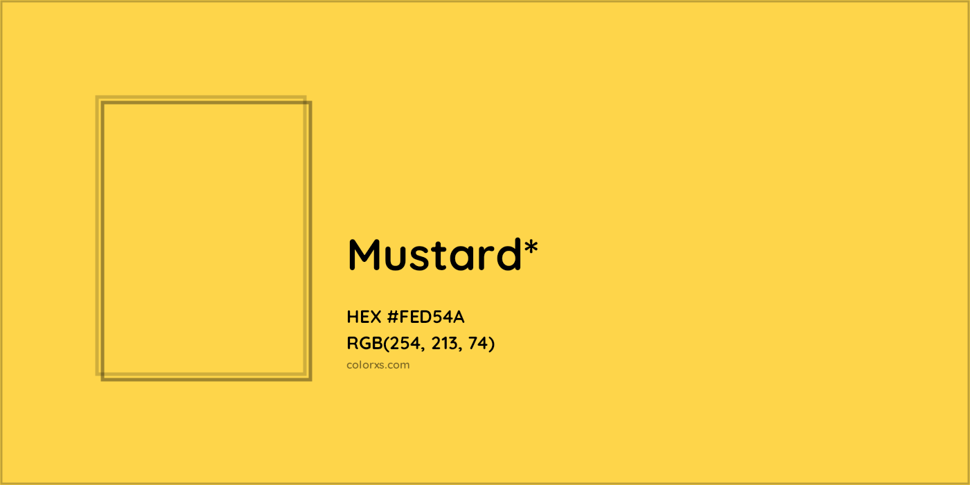 HEX #FED54A Color Name, Color Code, Palettes, Similar Paints, Images