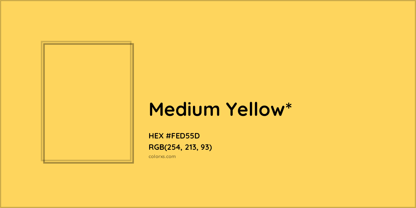 HEX #FED55D Color Name, Color Code, Palettes, Similar Paints, Images