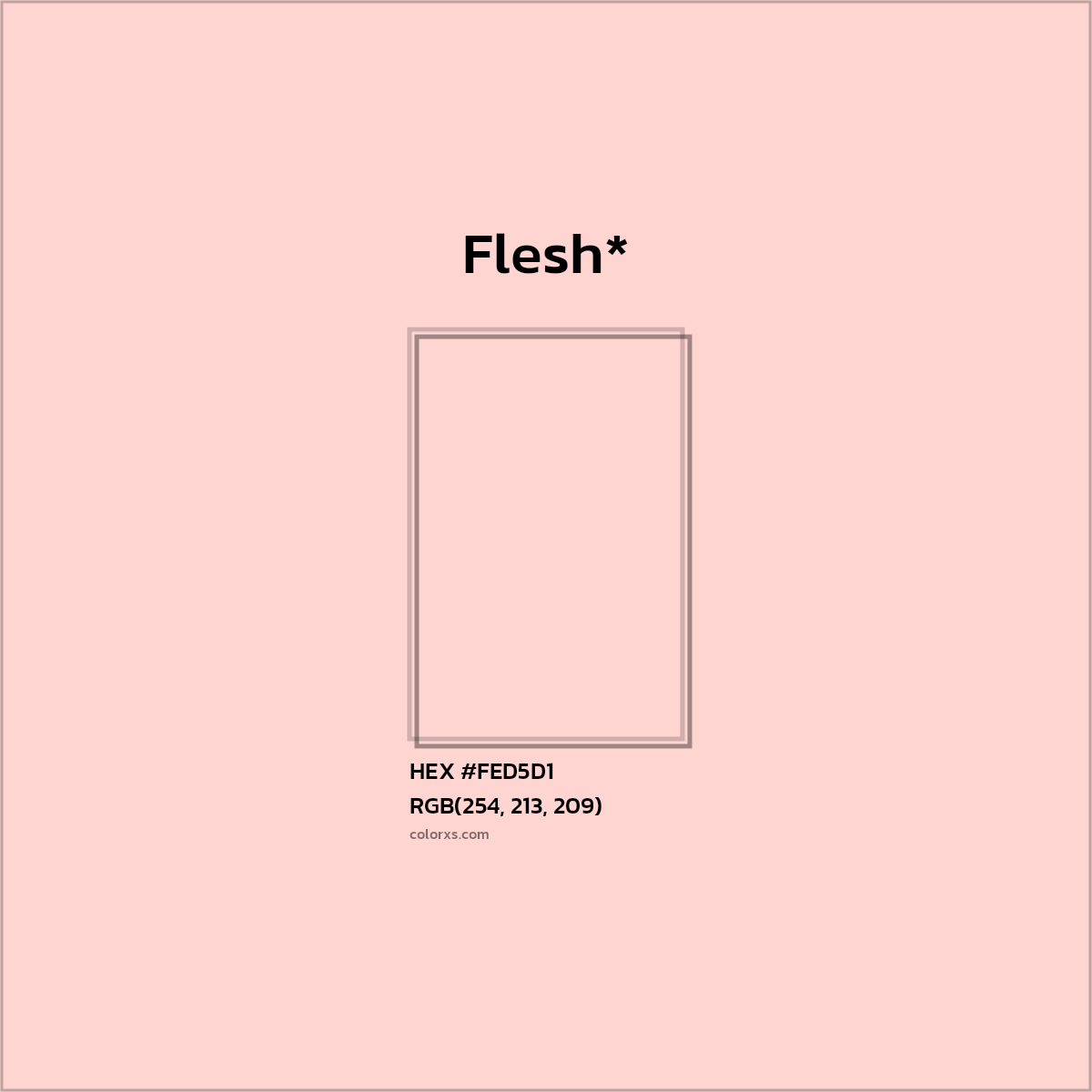HEX #FED5D1 Color Name, Color Code, Palettes, Similar Paints, Images