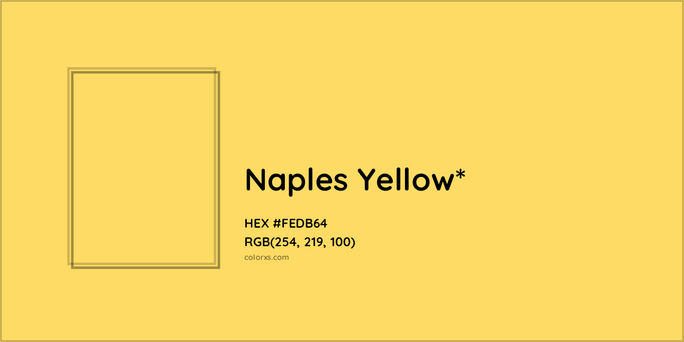HEX #FEDB64 Color Name, Color Code, Palettes, Similar Paints, Images