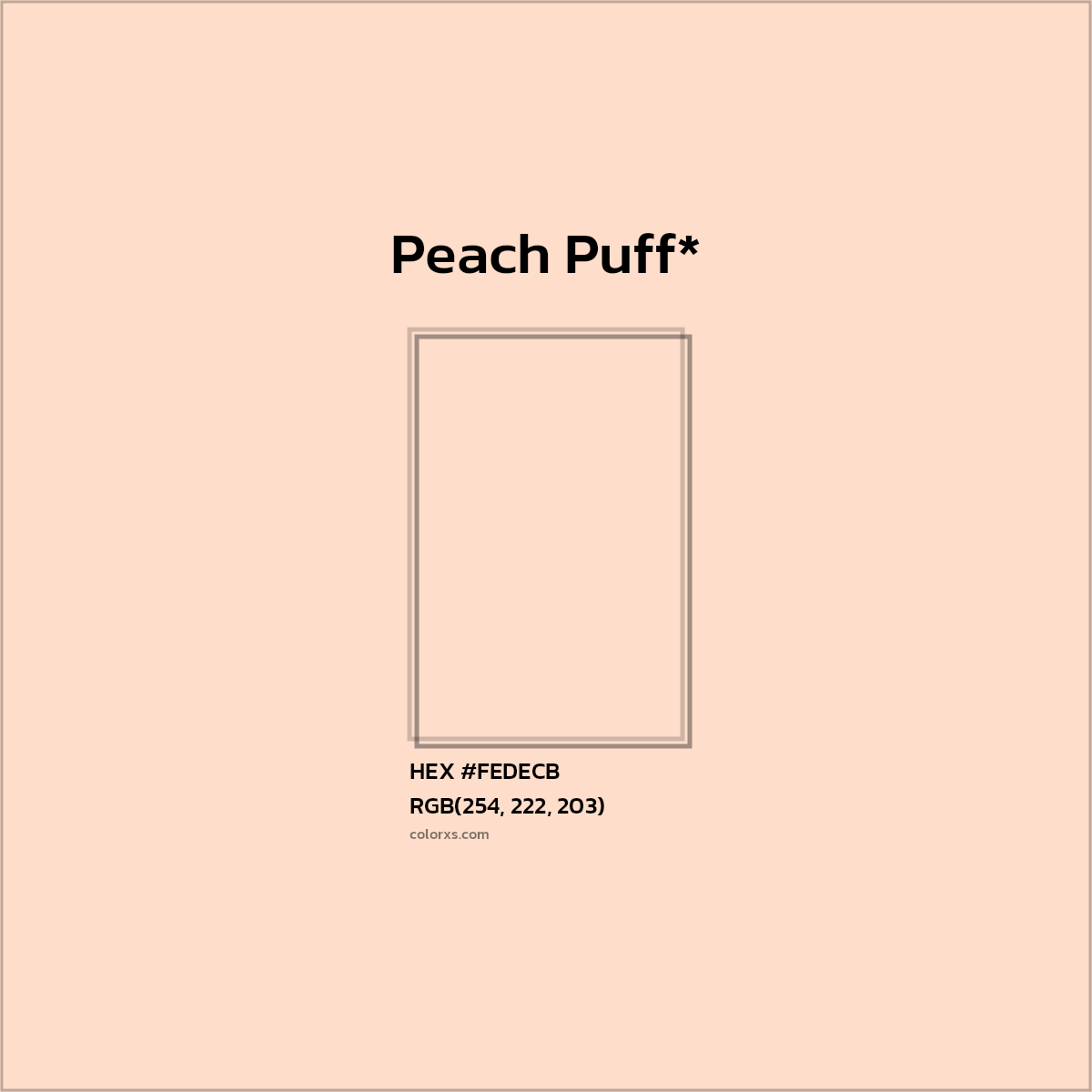 HEX #FEDECB Color Name, Color Code, Palettes, Similar Paints, Images