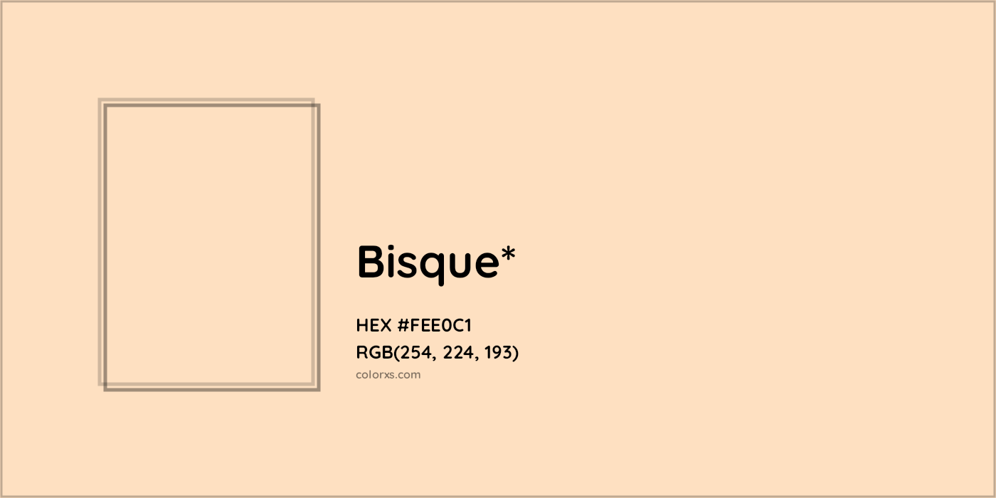 HEX #FEE0C1 Color Name, Color Code, Palettes, Similar Paints, Images