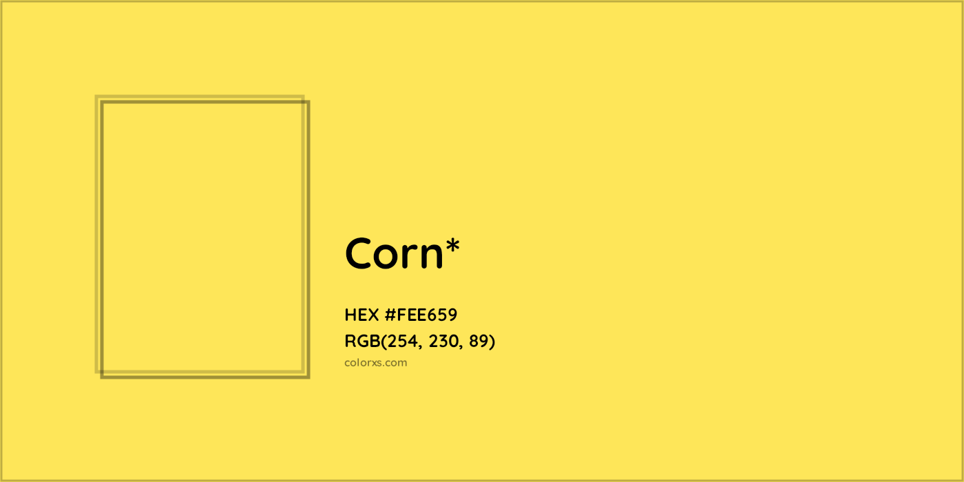 HEX #FEE659 Color Name, Color Code, Palettes, Similar Paints, Images